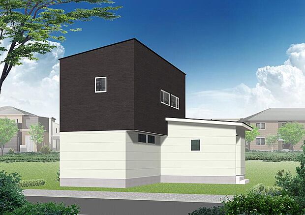 側面外観パース