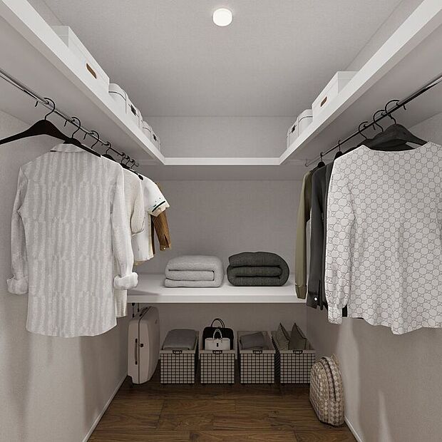 【完成予想図(内観)】■7号地ファミリークローク(パース)