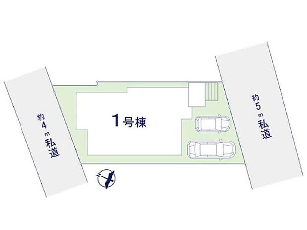 駐車スペース並列2台分（車種による）☆
急な来客時の駐車スペースや自転車の駐輪場としても便利に使用できます♪