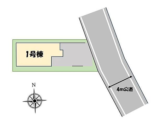 ≪全体区画図≫大切なお車を雨風から守るビルトインガレージ付き♪(※車種制限がある場合がございます。)