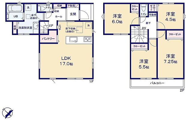 (1号棟)、価格8350万円、4LDK、土地面積121.41m2、建物面積100.6m2