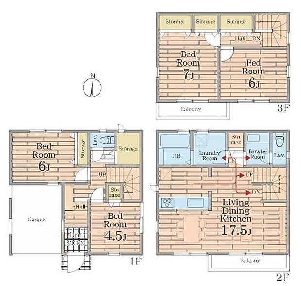 (4号棟)、価格6290万円、4LDK、土地面積71.27m2、建物面積118.65m2