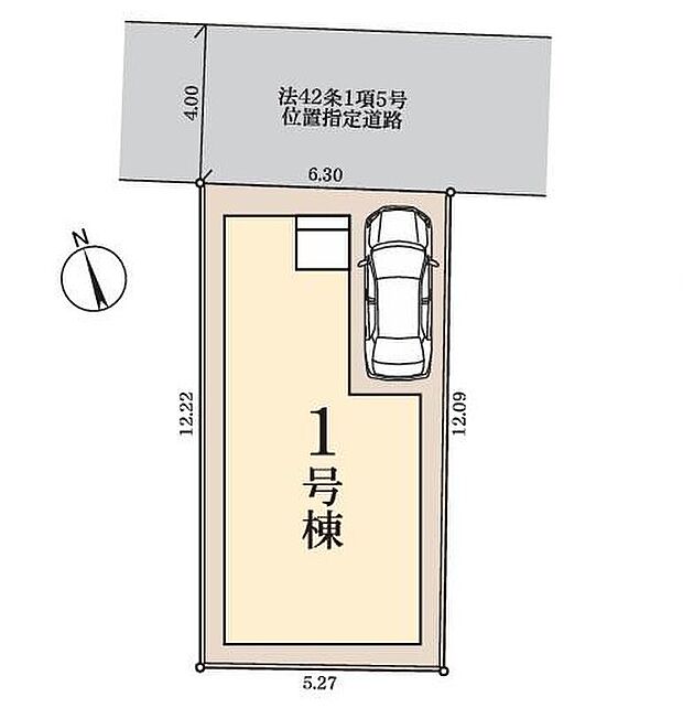 ≪区画図≫
交通量の少ない閑静な住宅街に立地。落ち着いた新生活が過ごせますね♪
カースペースは1台分。使わない場合は、来客用や駐輪場としても可♪