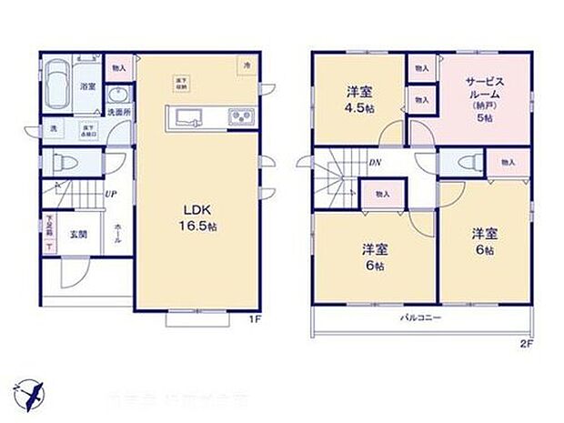 【3LDK+S】◇水回り集中設計×通り抜け可能な導線が家事効率をUP♪
◇リビングにいるご家族を見守りながらお料理が作れる対面式キッチン♪
◇2部屋から出入りできるバルコニーで洗濯や布団干しも快適♪