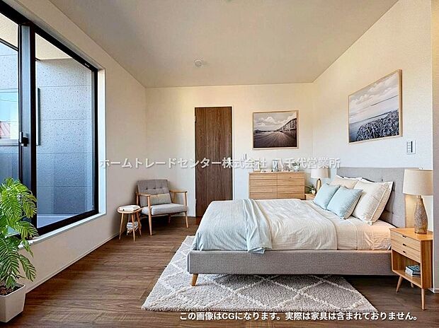 【洋室】マンションと違い部屋数が多いのが戸建てのメリットです。ご家族が増えたことで手狭に感じていた住まいも戸建てでは各居室プライバシーを保つことができます。住まいにゆとりが生まれ心もリラックスできます♪