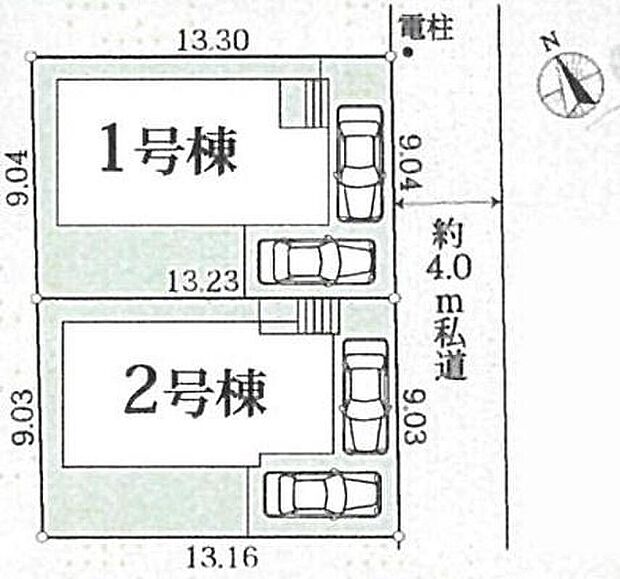 【全体区画図】◎開放感と機能性を兼ね備えた快適な住空間♪
◎自然豊かで子育て環境にやさしい住宅地♪
◎駐車スペース2台可能♪