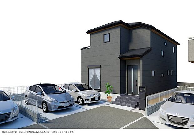 外観の完成予想図です