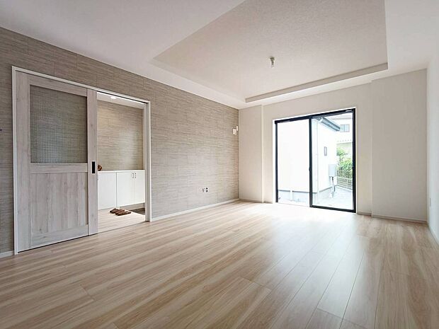 【居間・リビング】施工例です