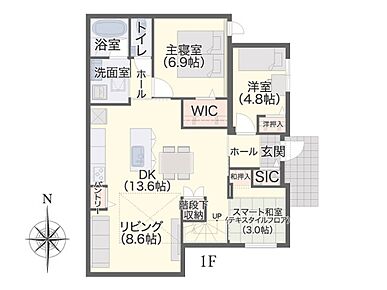 No L-3　1階間取り図です。 