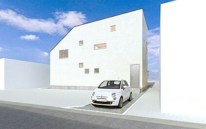【建物完成予想 外観パース】