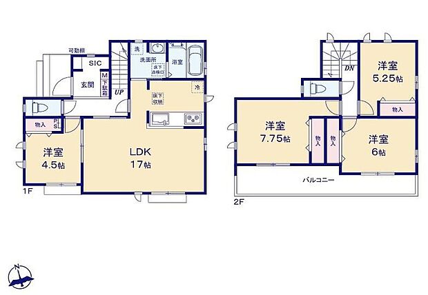 (I号棟)、価格4190万円、4LDK、土地面積141.93m2、建物面積96.68m2