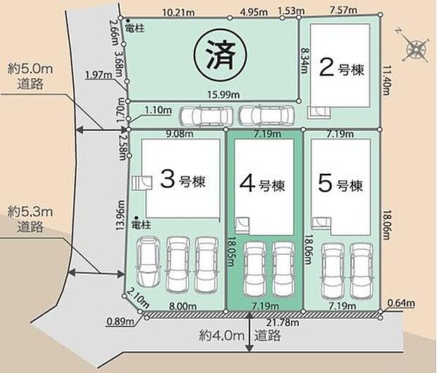 カースペース2～3台分！駐車場としても利用できますね♪