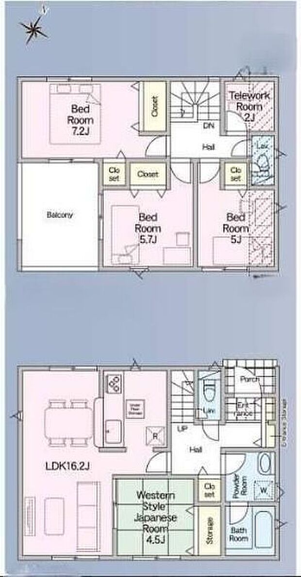 (1号棟)、価格5580万円、4LDK、土地面積165.18m2、建物面積96.38m2