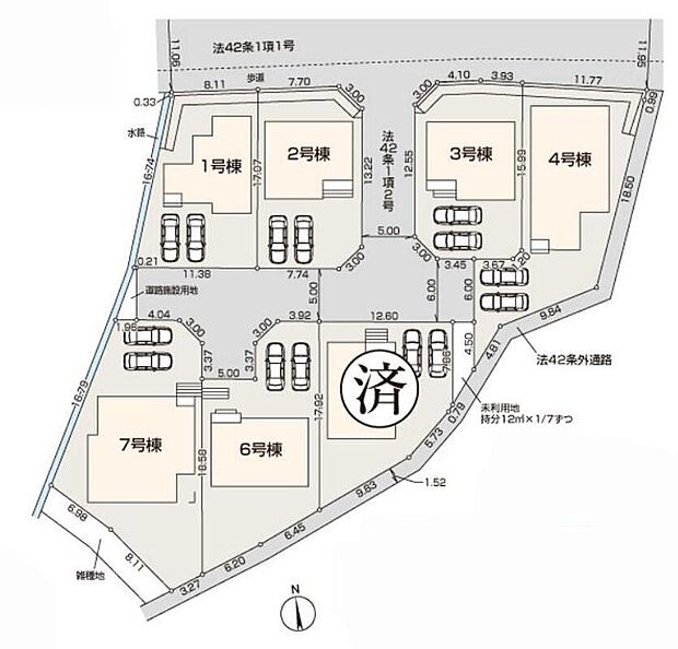 【全体区画図】飯田グループホールディングス唯一の販売専門会社のホームトレードセンターの社員が直接、当物件をご案内いたします。見学希望、資料請求等、お気軽にお問い合わせくださいませ♪