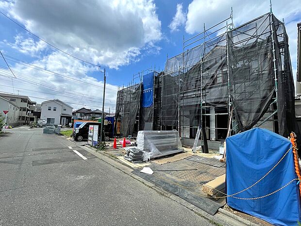 【現地外観写真】◆今から見たい!大歓迎です♪ お気軽にホームトレードセンターまでお問い合わせください。 閑静な街並みの分譲地を是非現地にてご覧ください。