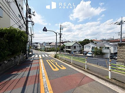 現地前面道路