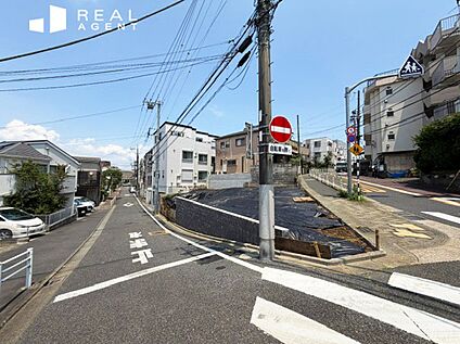 現地前面道路