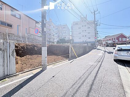 現地前面道路
