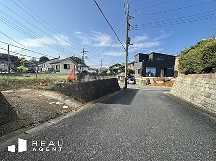 現地前面道路