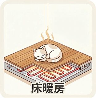 リビング床暖房
