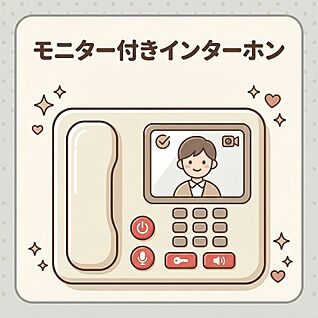 TVモニター付きインターホン