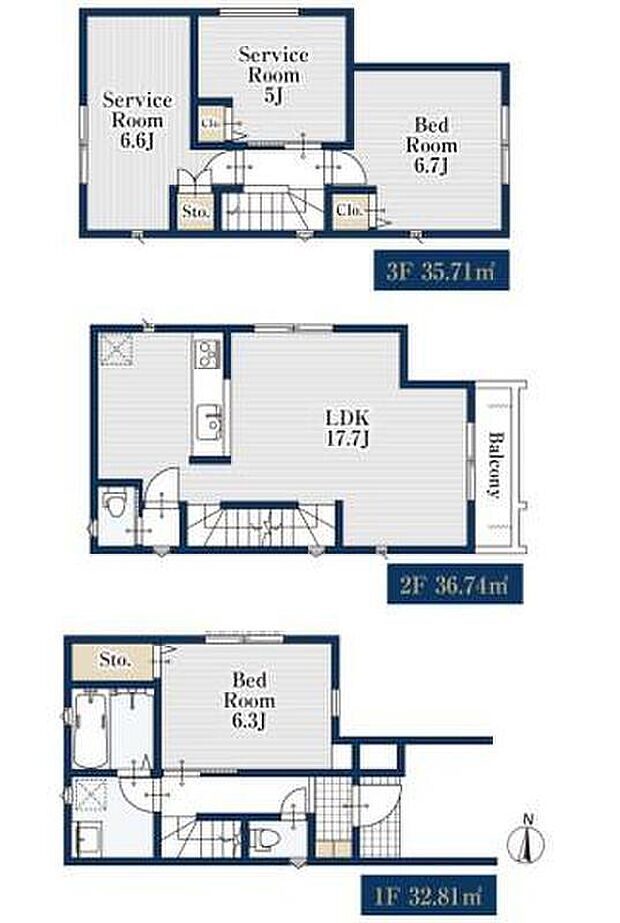 (１号棟)、価格4680万円、4LDK、土地面積67.45m2、建物面積105.26m2