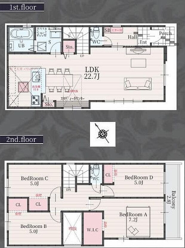 (１号棟)、価格3799万円、4LDK、土地面積139.99m2、建物面積105.78m2