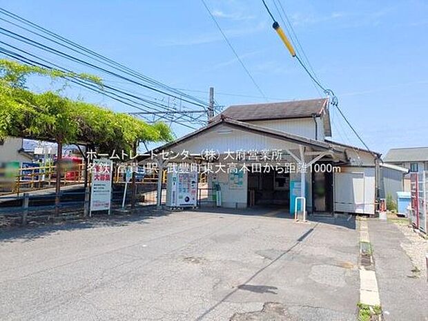 名鉄河和線「富貴」駅まで1100m
