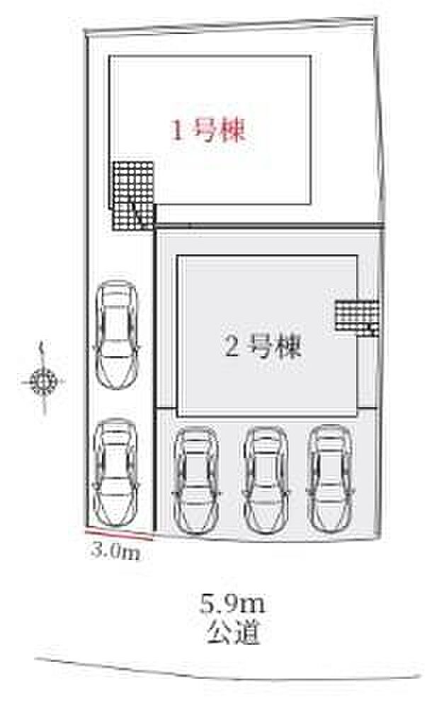 1号棟 5,499万円
2号棟 5,999万円