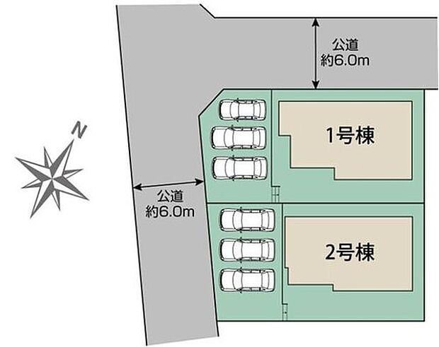 １号棟　５，５９０万円
２号棟　５，４９０万円