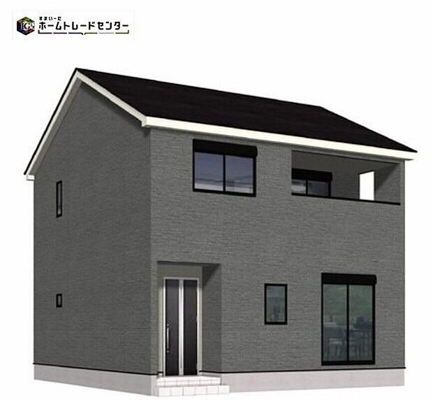 【完成予想図(外観)】(2号棟)住宅の構造や設備仕様・完成イメージなどのご質問はいつでもお気軽にお問い合わせ下さいませ☆資料もお送りいたします♪