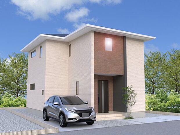 完成予想パースです（同社施工の完成物件・モデルハウスがご見学できます）