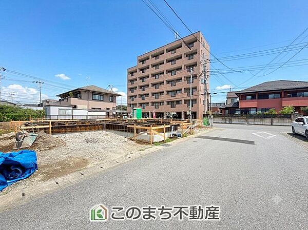 建築中現地写真（同社施工の完成物件・モデルハウスがご見学できます）