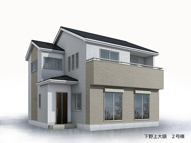 完成予想パースです(同社施工の完成物件・モデルハウスがご見学できます)