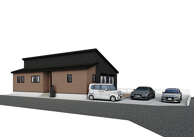 完成予想パースです(同社施工の完成物件・モデルハウスがご見学できます)