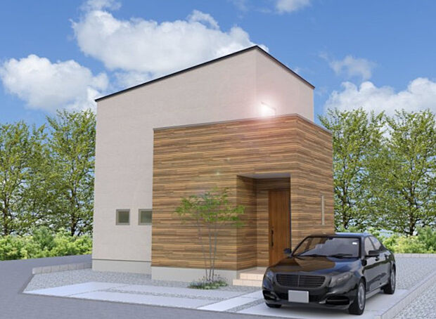 完成予想パースです(同社施工の完成物件・モデルハウスがご見学できます)