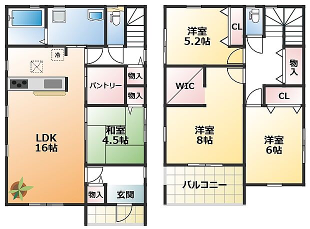 【4LDK】【土地+建物+外構】すべてコミ♪頭金なしでご購入可能♪ マイカーやショッピングローンも「おまとめローン」がご利用できます。 毎月の支出がぐっと抑えられ、子育てや貯金、日々のお買い物に余裕が持てます。