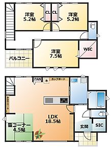 【土地+建物+外構】すべてコミ♪頭金なしでご購入可能♪ マイカーやショッピングローンも「おまとめローン」がご利用できます。 毎月の支出がぐっと抑えられ、子育てや貯金、日々のお買い物に余裕が持てます。 