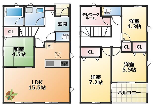 【4LDK+S(納戸)】【土地+建物+外構】すべてコミ♪頭金なしでご購入可能♪ マイカーやショッピングローンも「おまとめローン」がご利用できます。 毎月の支出がぐっと抑えられ、子育てや貯金、日々のお買い物に余裕が持てます。