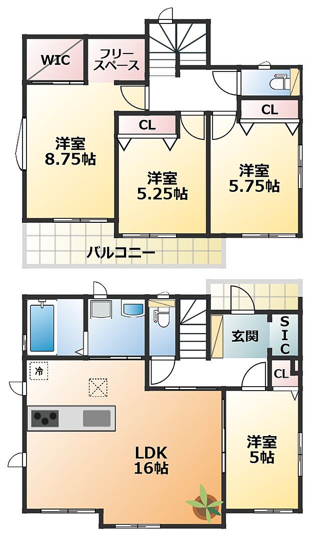 【4LDK+S(納戸)】【土地+建物+外構】すべてコミ♪頭金なしでご購入可能♪ マイカーやショッピングローンも「おまとめローン」がご利用できます。 毎月の支出がぐっと抑えられ、子育てや貯金、日々のお買い物に余裕が持てます。