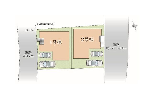 配置図（1号棟）