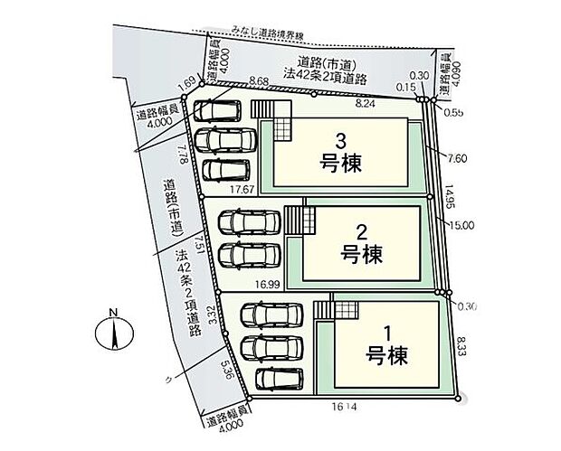配置図（1号棟）