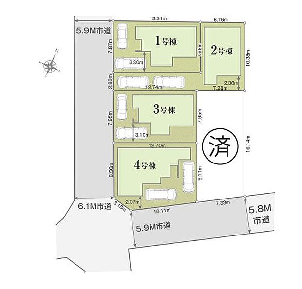 配置図（3号棟）