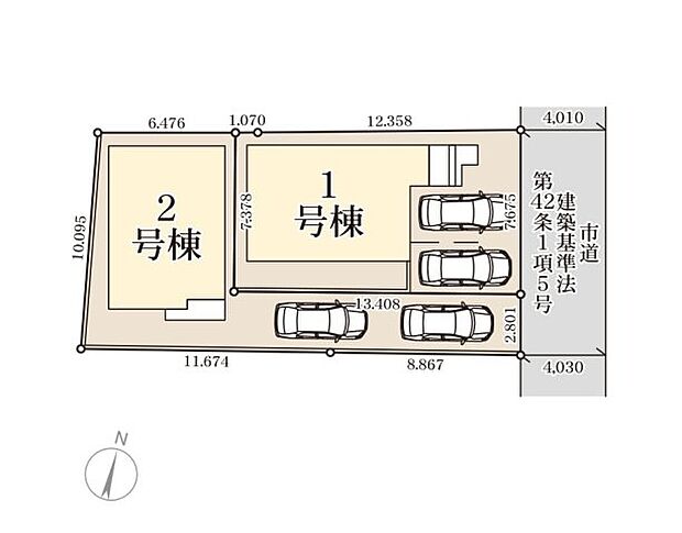 配置図（2号棟）