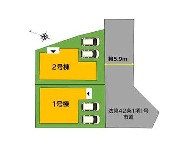配置図（2号棟）