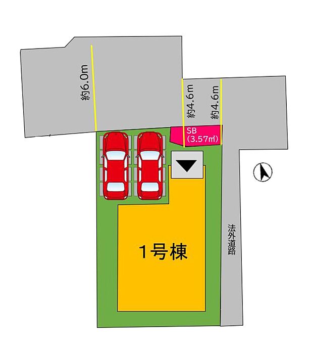 配置図（1号棟）