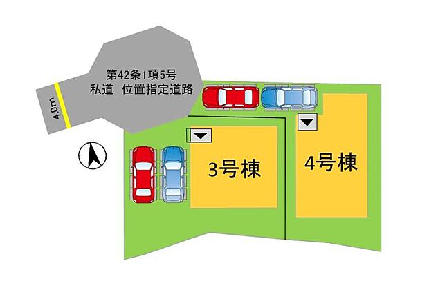 配置図（4号棟）