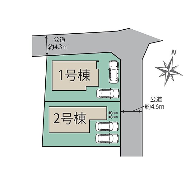 配置図(2号棟)