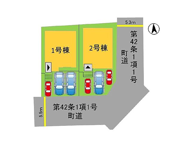 配置図(1号棟)