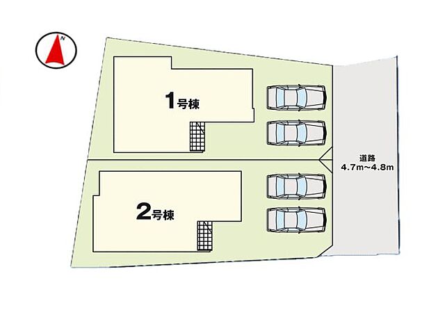 配置図（2号棟）